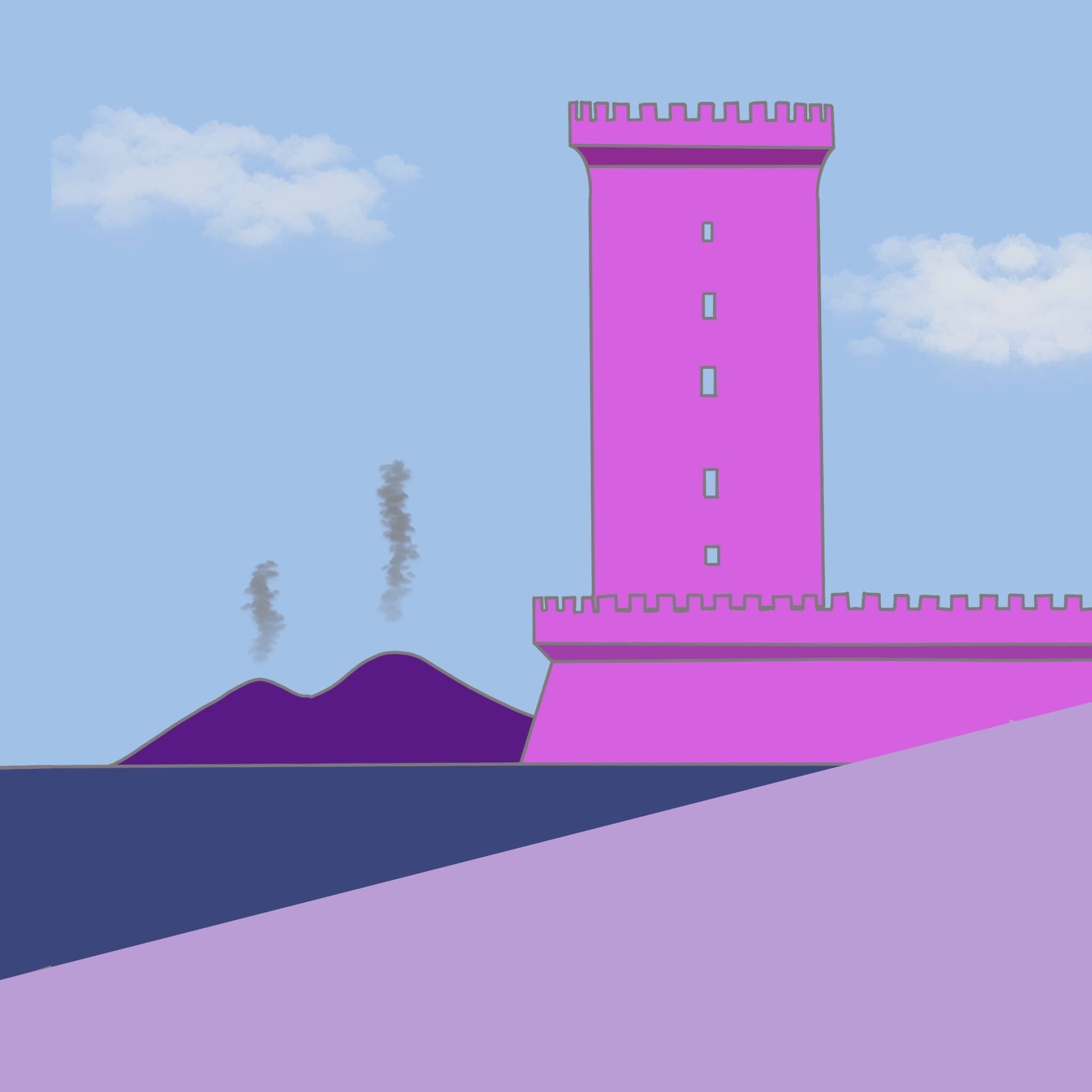 Napoli illustrazione